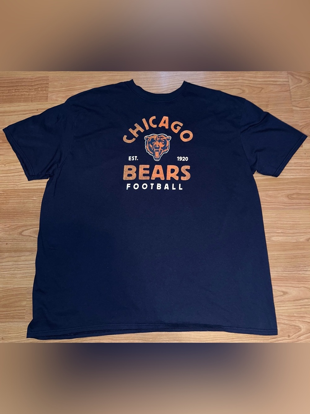Fanatics Navy Blue NFL Football Chicago Bears T-Shirt Size 3XL Pre-Owned